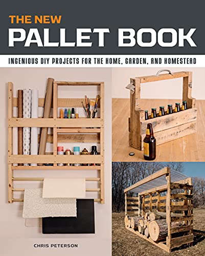 Book cover featuring DIY projects made from wooden pallets.