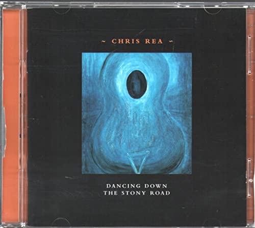 Chris Rea album "Dancing Down the Stony Road" CD case with guitar image.