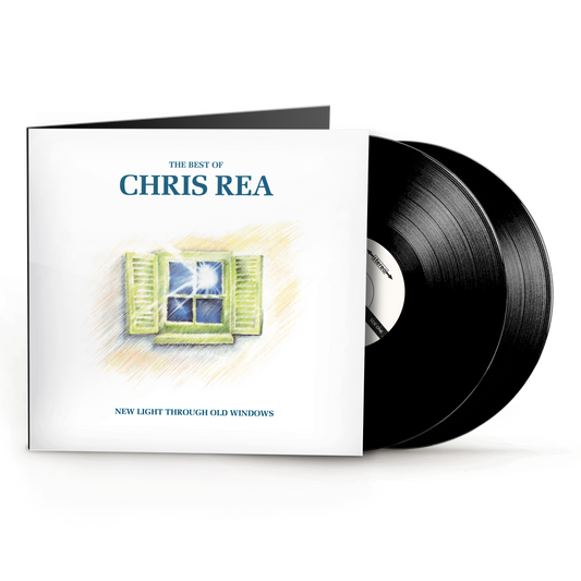 Chris Rea vinyl record with album cover depicting three windows.