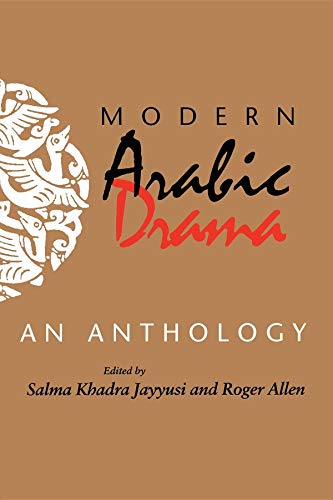 Book cover titled Modern Arabic Drama: An Anthology, edited by Salma Khadra Jayyusi.