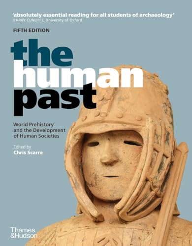 Book cover for The Human Past featuring a terracotta warrior statue on blue background.