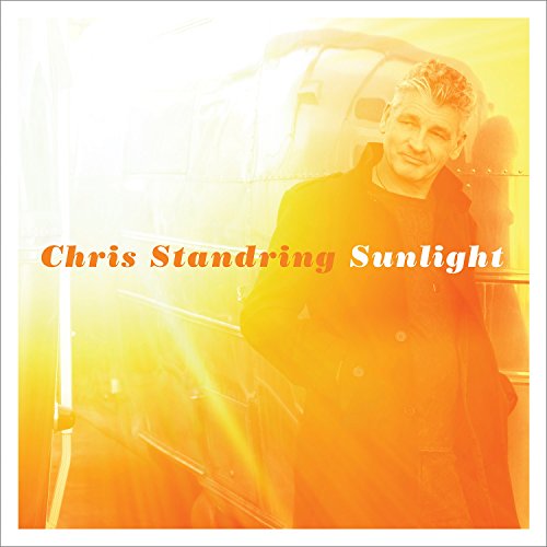 CD cover for Chris Standring’s “Sunlight” featuring a man in orange light.