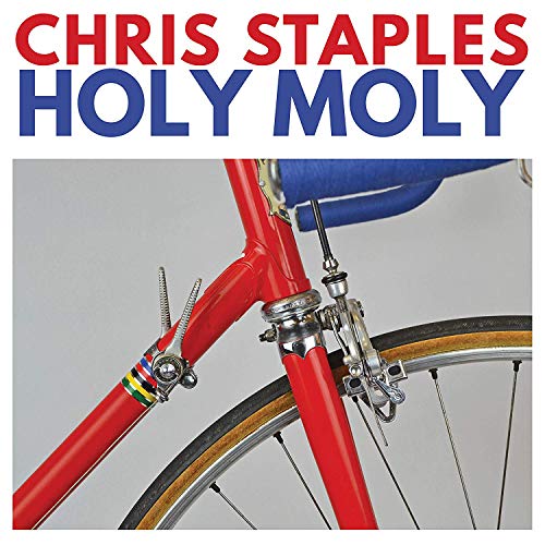 Album cover featuring a red bicycle with blue seat against a gray background.