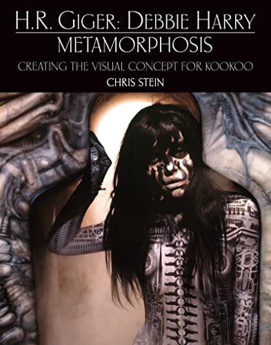 Book cover featuring Debbie Harry with biomechanical H.R. Giger-inspired art.