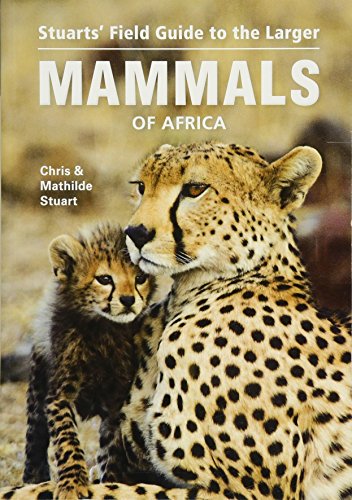 Book cover featuring a cheetah and cub, titled “Mammals of Africa.”