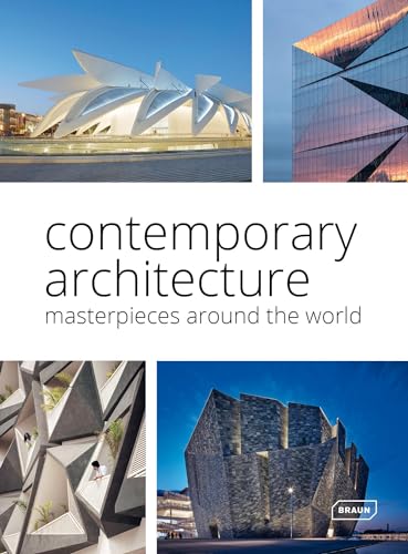 Book cover featuring modern building designs from around the world.