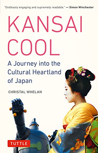 Book cover featuring a geisha and a robot, titled "Kansai Cool".