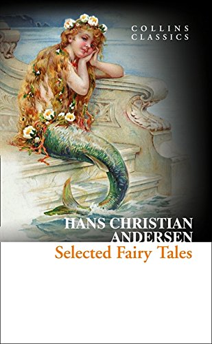 Book cover: "Selected Fairy Tales" featuring a mermaid illustration.