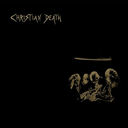 Dark album cover for Christian Death’s “Atrocities” featuring a surgical scene.