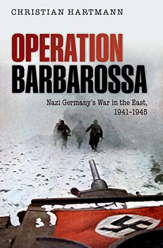 Book cover for “Operation Barbarossa” depicting soldiers in a snowy landscape.