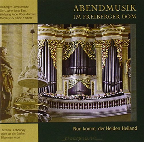 CD cover featuring a golden organ inside Freiberger Dom cathedral.