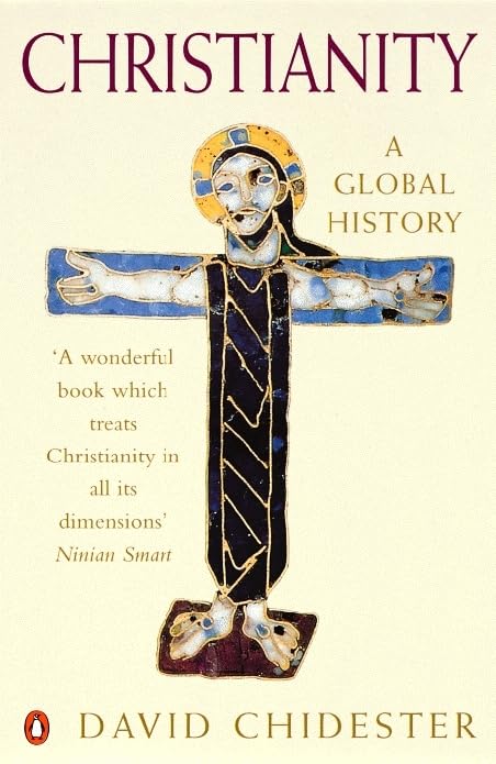 Book cover for "Christianity: A Global History" featuring a medieval crucifix illustration.