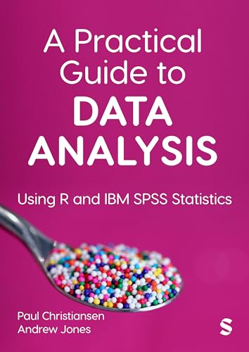 Book cover: “A Practical Guide to Data Analysis” with colorful sprinkles.