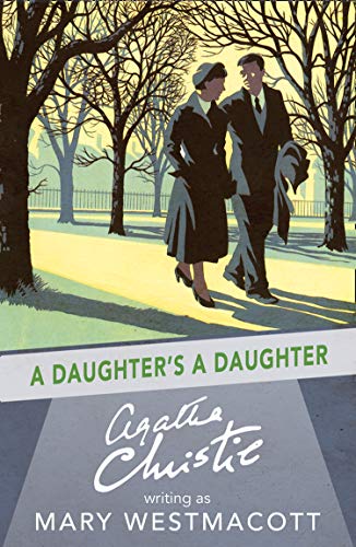 Book cover: couple walking in a park, title "A Daughter’s a Daughter".
