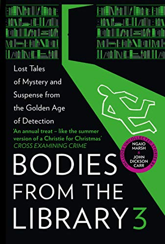 Book cover: “Bodies from the Library 3” with a silhouetted figure.