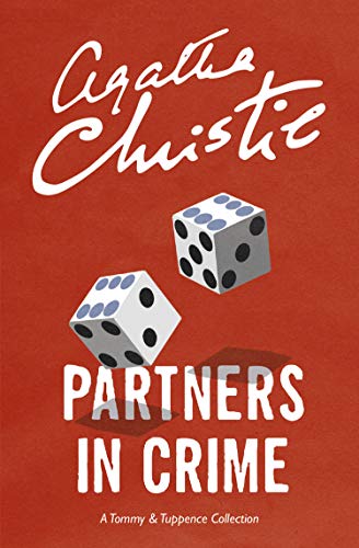 Agatha Christie book cover with dice and bold red text: "Partners in Crime".