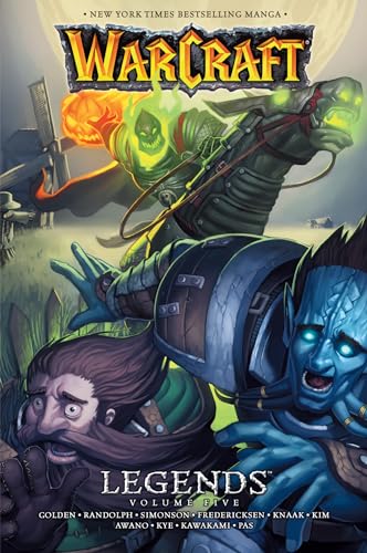 Warcraft Legends Volume 5 manga cover featuring characters in action.