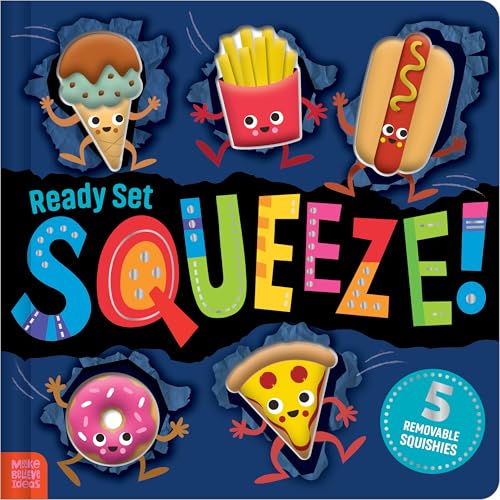 Children’s book cover featuring cartoon food characters and colorful text.