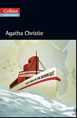 Book cover: Agatha Christie’s “The Man in the Brown Suit” with a ship.