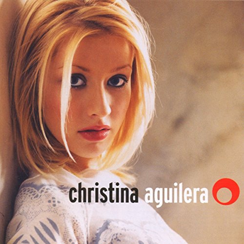 Christina Aguilera album cover with blonde hair and blue eyes.
