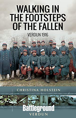 Book cover depicting French soldiers in uniform, Verdun 1916.