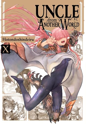 Manga cover featuring a pink-haired girl in armor with smaller character panels below.