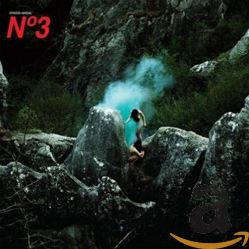 CD cover: figure among rocks with blue smoke, Amazon logo.
