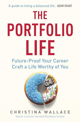 Book cover for The Portfolio Life by Christina Wallace featuring a donut chart graphic.