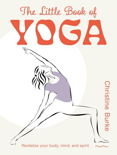 Book cover with a line drawing of a woman in a yoga pose.