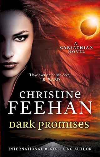 Book cover: woman’s face, fiery sky, and partial solar eclipse.