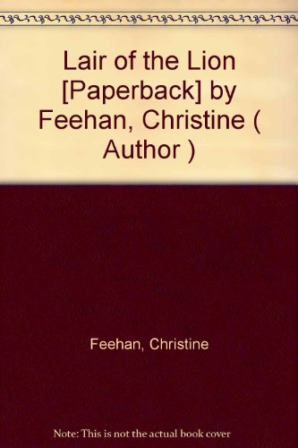 Book cover for “Lair of the Lion” by Christine Feehan, paperback edition.