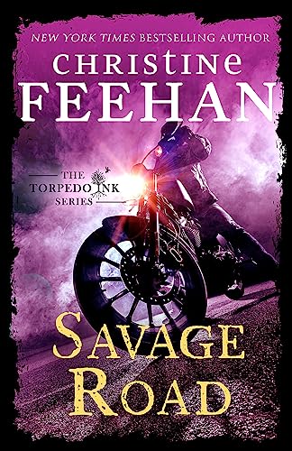 Book cover: motorcycle leaning, rider in helmet, purple and black tones.