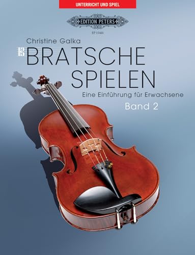 Sheet music cover for viola instruction book, volume two.