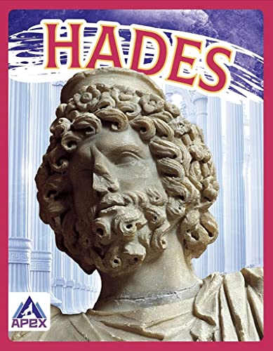 Book cover depicting a stone bust of a bearded man, titled "Hades".