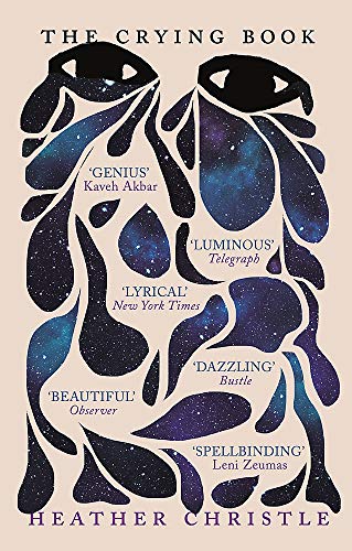Book cover: two eyes with teardrops forming a galaxy pattern.