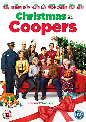 DVD cover for Christmas with the Coopers featuring an ensemble cast on a sofa.