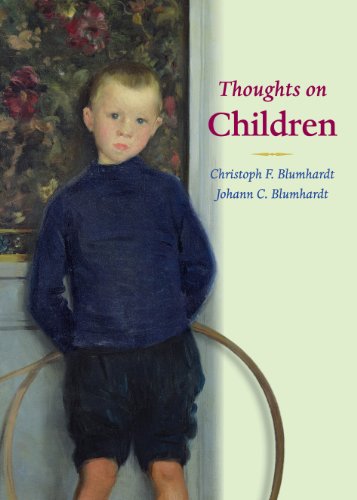 Book cover: painting of a young boy with the title “Thoughts on Children.”