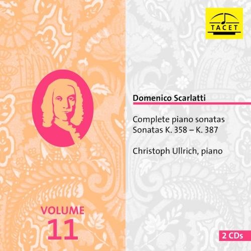 CD cover for Scarlatti piano sonatas, Vol. 11, by Christoph Ullrich.