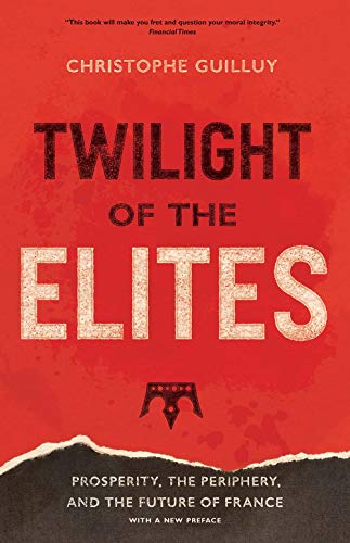 Book cover: "Twilight of the Elites: Prosperity" with red and black design.