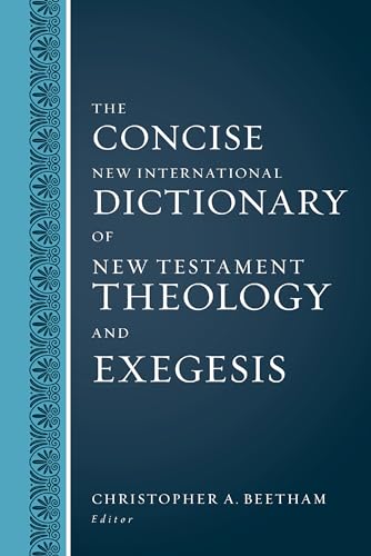 Dark blue book cover with gold text: "The Concise New International Dictionary.