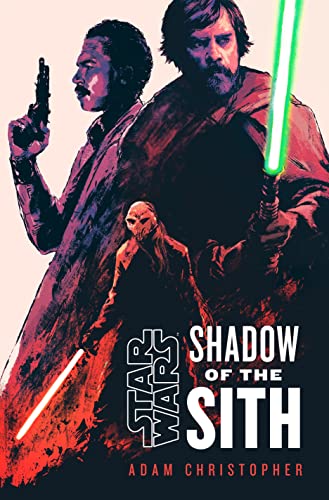 Book cover featuring Luke Skywalker, Palpatine’s face, and a red lightsaber.