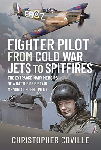 Book cover featuring a Spitfire plane and a pilot in a helmet.