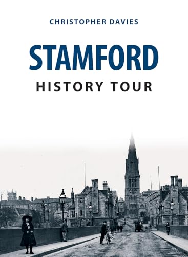 Book cover: "Stamford History Tour" with a vintage town photograph.