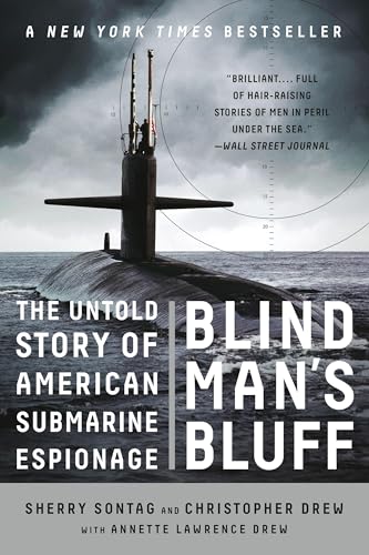 Book cover: submarine emerging from water, title "Blind Man's Bluff".