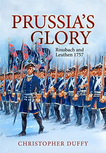 Book cover depicting 18th-century Prussian soldiers with flags and title text.