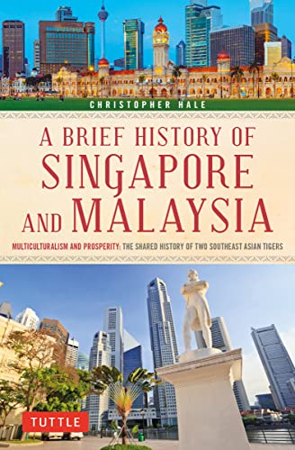 Book cover featuring city skylines of Singapore and Malaysia.