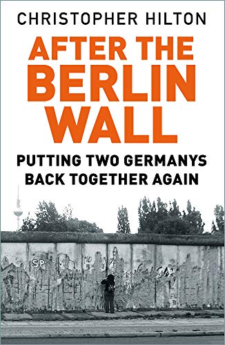 Book cover depicting the Berlin Wall with graffiti and a lone figure.