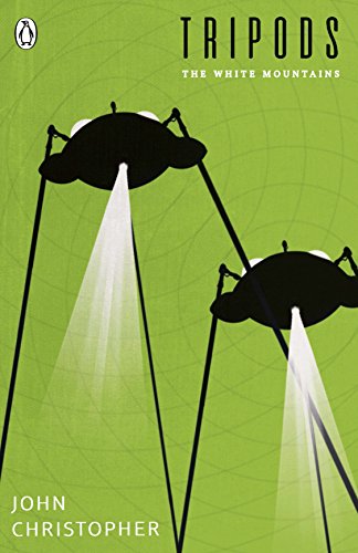 Book cover featuring three tall, dark Tripods with glowing beams.
