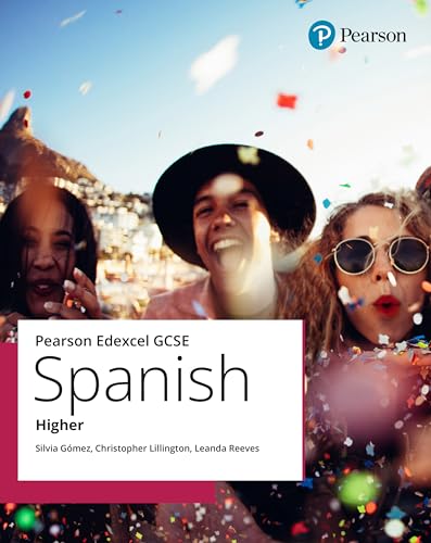 Edexcel GCSE Spanish Higher student book cover with diverse young people.