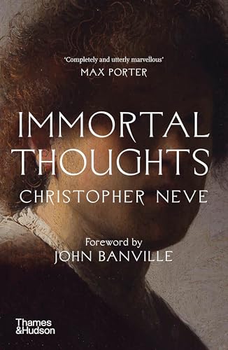 Book cover: “Immortal Thoughts” with a portrait of Rembrandt.